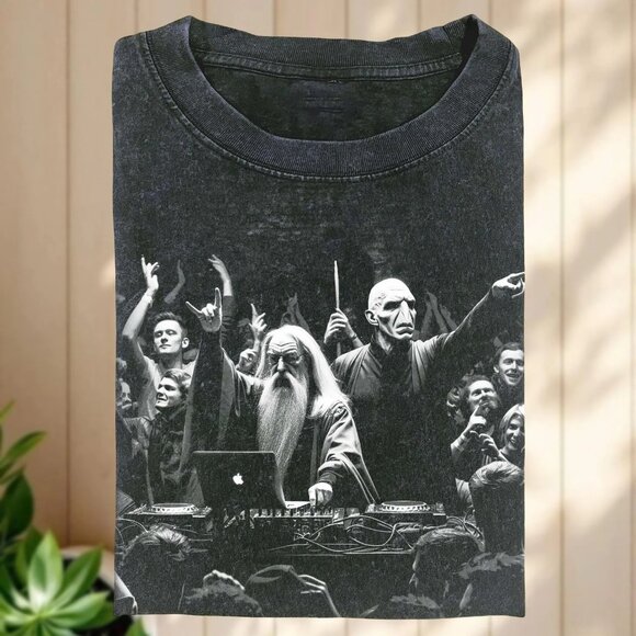 DJ Dumb Dark Wiz Comfort Colors Shirt Fantasy Party Wizard Tee Gift for HP Fan05 - Picture 1 of 5